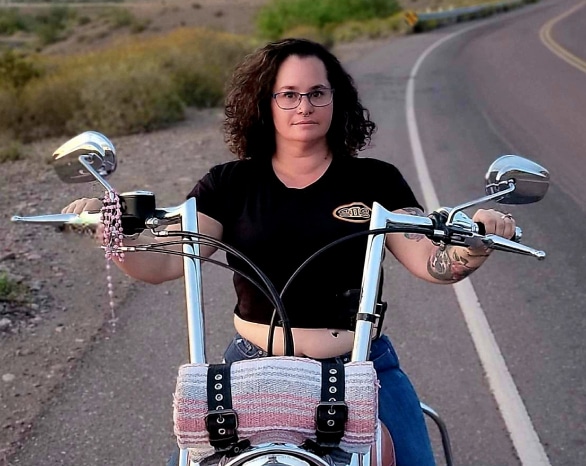 Jocelyn Avitia on her 2005 Deluxe